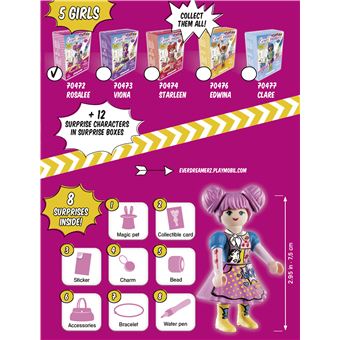 Playmobil Everdreamerz 70472 Rosalee Le Monde de la BD