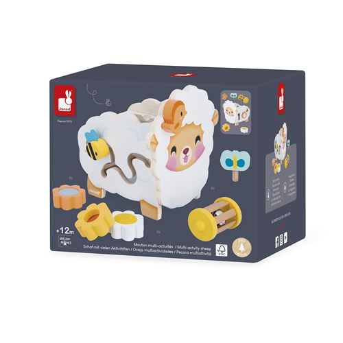 Jeu d'éveil Janod Ferme Mouton multi-activités