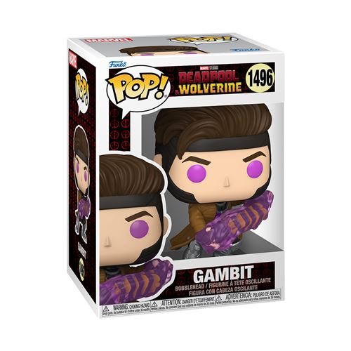 Funko Multicolore Figurine Pop Marvel Deadpool & Wolverine Gambit - Image 3