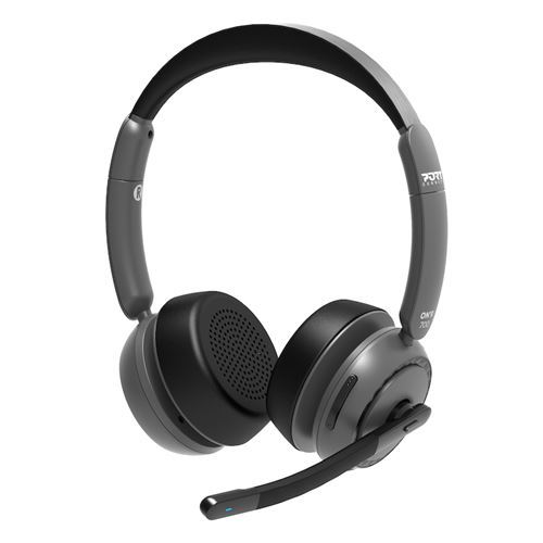 Casque stéréo avec et sans fil Port Designs ON R 700 Bluetooth Noir