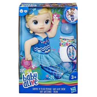 Poupon sirène Baby Alive Cheveux blonds