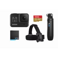 Gopro Hero 8 Camcorder Black + Statief + 32GB SD Card + Headstrap - Holiday Bundle