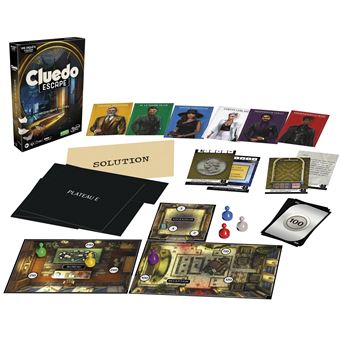 Jeu d'enquête Hasbro Gaming Cluedo Escape Midnight Hotel