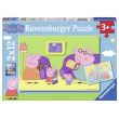 Puzzle Ravensburger 'Promenade Entre Amis' - 2 X 12 Pièces - Pour Enfants à Partir De 4 Ans - Avec Poster Taille Réelle