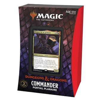 Jeu de cartes Magic The Gathering Forgotten Realms Commander Deck Modèle aléatoire