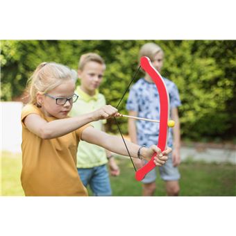 Jeu de tir à l'arc avec flèches sécurité et cibles pommes en bois BS TOYS