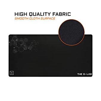 Tapis de souris gaming The G-Lab Barium XXL Noir