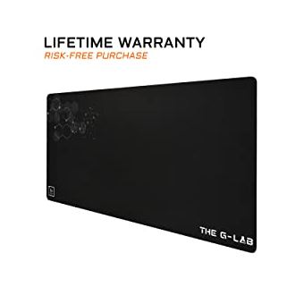 Tapis de souris gaming The G-Lab Barium XXL Noir