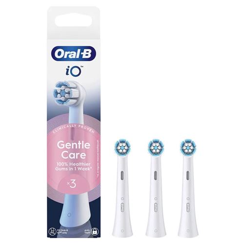 Oral B Brossettes Dentaires Oral-B Io Gentle Care Blanche X3
