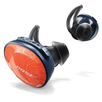 orange bose wireless earbuds