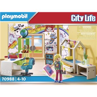 Playmobil City Life 70988 Chambre d'adolescent - Playmobil