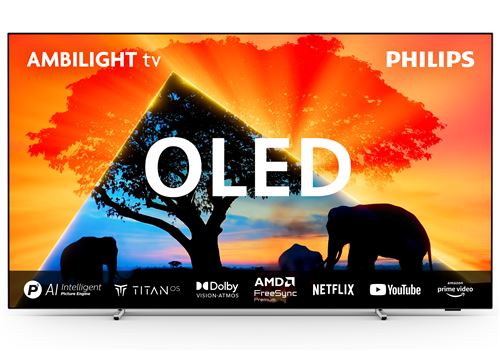 TV OLED Ambilight Philips 55Oled759 139 Cm 4K UHD Smart TV 2024 Chrome
