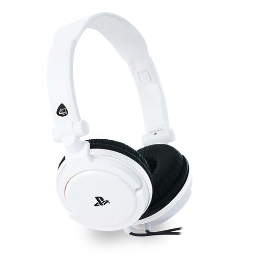Casque Gaming 4Gamers Stéreo Blanc Pour Ps4