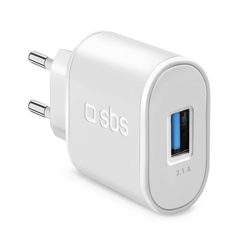 Chargeur secteur SBS USB Type A 10 W Blanc