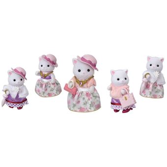 Playset Sylvanian Families 5461 La valisette de mode et grande sœur chat persan