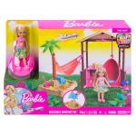 Coffret poupée Barbie Chelsea avec cabanon de plage