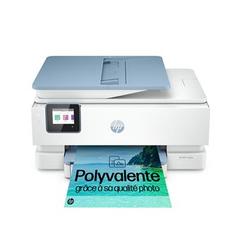 HP ENVY Inspire 7921e All-in-One - Imprimante multifonctions - couleur - jet d'encre - 216 x 297 mm (original) - A4/Legal (support) - jusqu'à 13 ppm (copie) - jusqu'à 15 ppm (impression) - 125 feuilles - USB 2.0, Wi-Fi(ac), Bluetooth - bleu surf - avec - 1