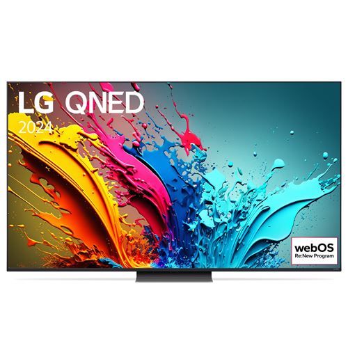 TV QNED LG 65QNED87T 164 cm 4K UHD Smart TV 2024 Noir et Gris