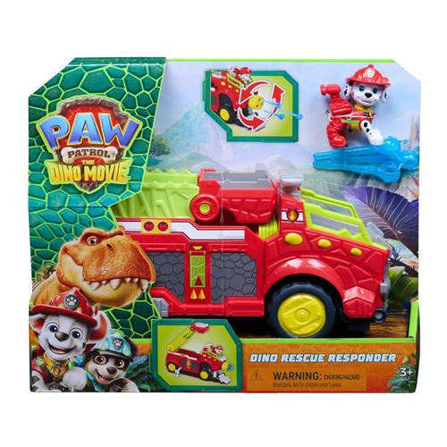 Véhicule Rescue Responder Marcus La Pat Patrouille Le Film Mission Dino SPINMASTER A Partir De - vue 1