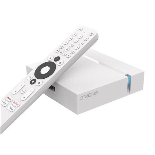 Passerelle multimédia Strong LEAP-S3+V2 Box Google TV 4K Chromecast Blanc