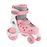 Roller enfant Globber Evolutifs d'apprentissage Taille 26-29 Rose Pastel