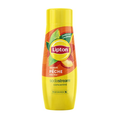 Concentré Sodastream Lipton Ice Tea Saveur Pêche 440ml