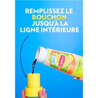 Concentré Sodastream Lipton Ice Tea Saveur Pêche 440ml