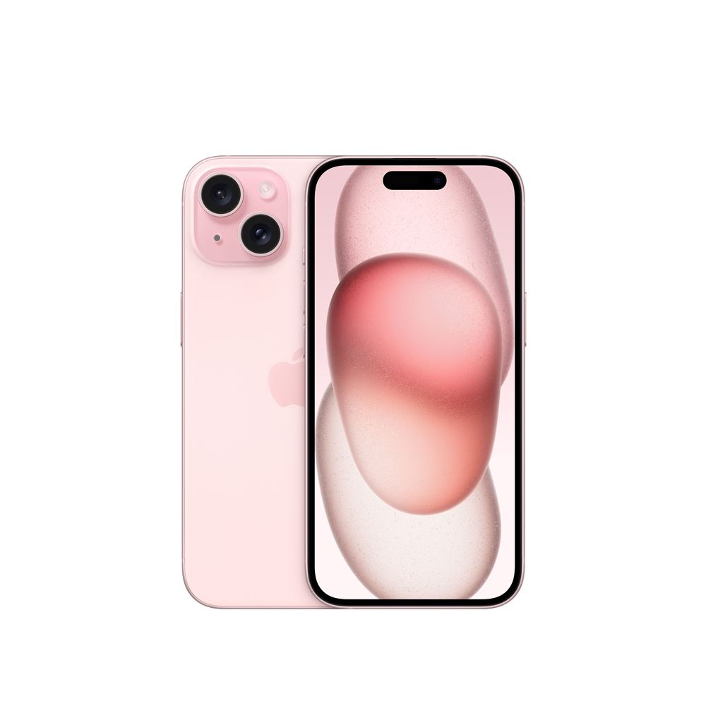 Vitre Arrière + Support NFC Pour IPhone 15 - Rose, Neuf, Modèle Globalstock