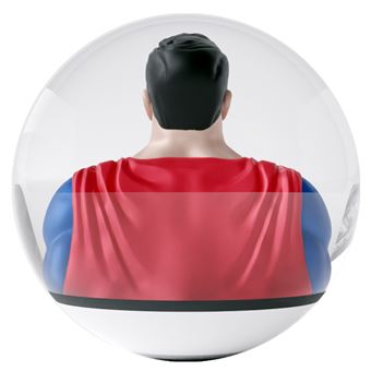 Figurine connectée Lumibowl DC Comics personnage Superman