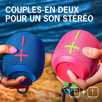 Enceinte portable sans fil Bluetooth Ultimate Ears Wonderboom 3 étanche Rose