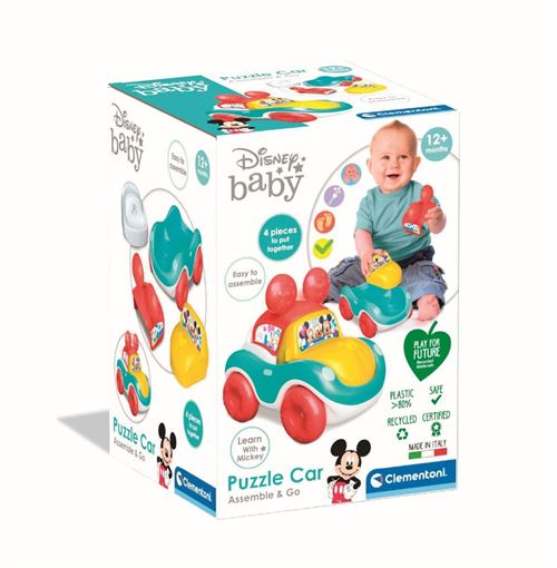 Jeu d'&eacute;veil Clementoni Voitures empilables Disney Baby