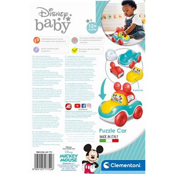 Jeu d'éveil Clementoni Voitures empilables Disney Baby
