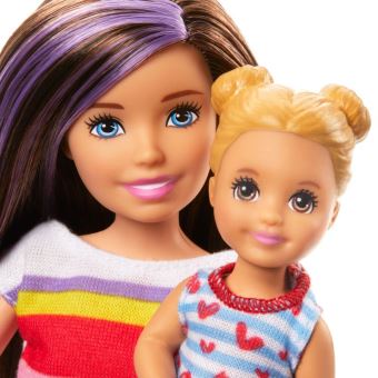 Poupée Barbie - Coffret Babysitter - Heure du bain - BARBIE