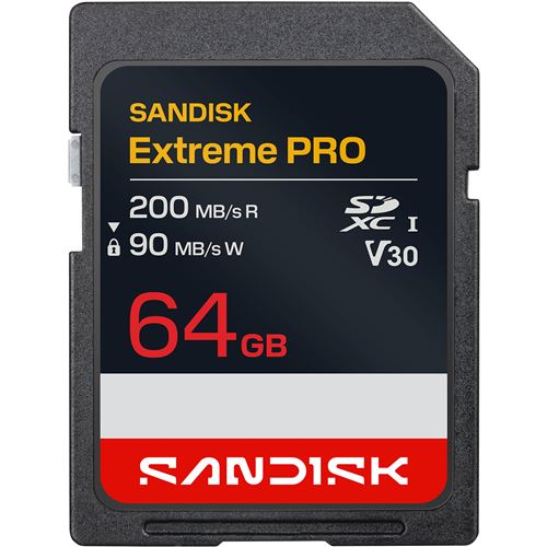 SanDisk Extreme PRO Carte mémoire flash Video Class V30 / UHS I SDXC UHS I - vue 4