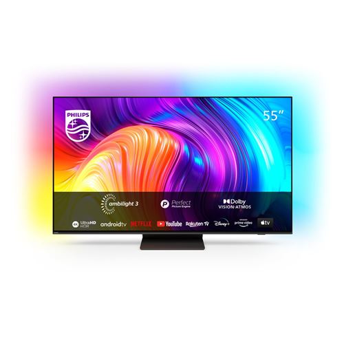 TV LED Philips Ambilight 55PUS8897/12 139 cm 4K UHD Android TV Gris anthracite - TV LED/LCD. 