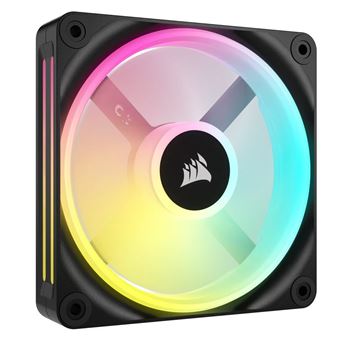 Ventilateur PC Corsair iCUE LINK QX120 RGB 120 mm noir pour boîtier - 1