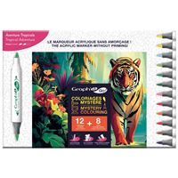 Kit de coloriage mystère Graph’it Go Aventure Tropicale
