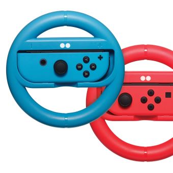 Pack de 2 volants Two Dots Bleu et Rouge pour Joy-Con