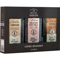 Coffret découverte Café en grains La petite fabrique 1314 3 x 250 g