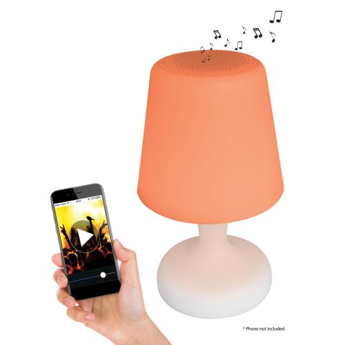 Lexibook Lampe De Table Bluetooth Multicouleurs Waterproof Multicolore - vue 3