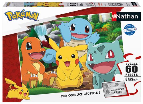 Puzzle 60 pièces : Les Pokémon au parc Ravensburger Nathan - vue 2