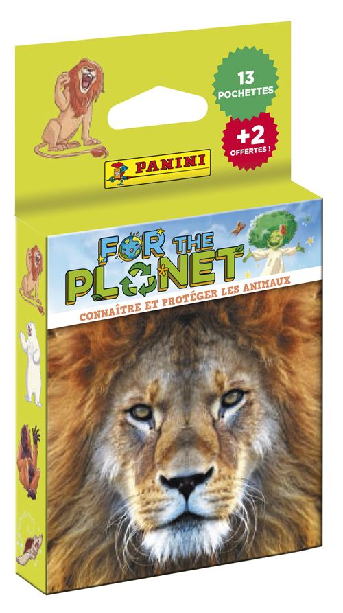 Blister de 15 pochettes Panini For the planet