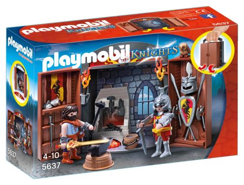 Playmobil Knights 5637 Coffre Chevalier et forgeron