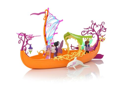 bateau enchanté reine des fées playmobil