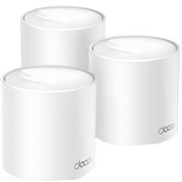 Pack de 3 Répéteurs sans fil Wi-Fi 6 Bi-bande TP-LINK Deco X10 Blanc