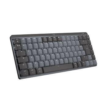 Logitech Master Series MX Mechanical Mini for Mac - Clavier - rétroéclairé - sans fil - Bluetooth LE - AZERTY - Français - commutateur : Tactile Silencieux - gris sidéral