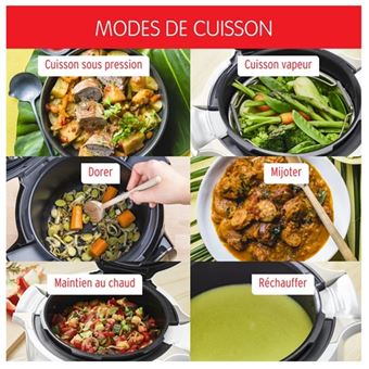 Moulinex Multicuiseur Intelligent Cookeo + Marron Glacé Gourmet 6L - 6 Modes de Cuisson 150 Recettes Préprogrammées ➕ Moule à Gâteaux inclus En promo à 179€ ‼️ 🤩 Ici