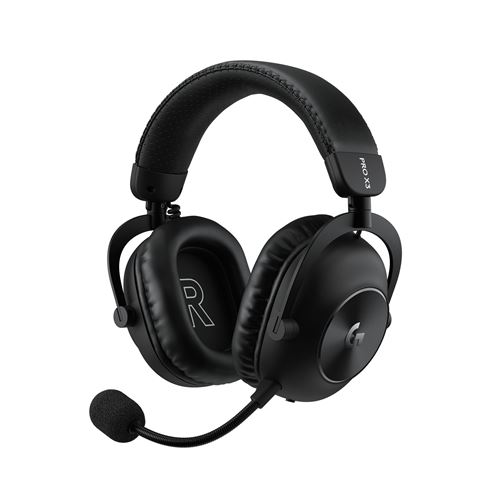 Logitech PC gaming circum-aural sans fil et filaire Pro X3 Lightspeed Noir pour PC PS4 et PS5
