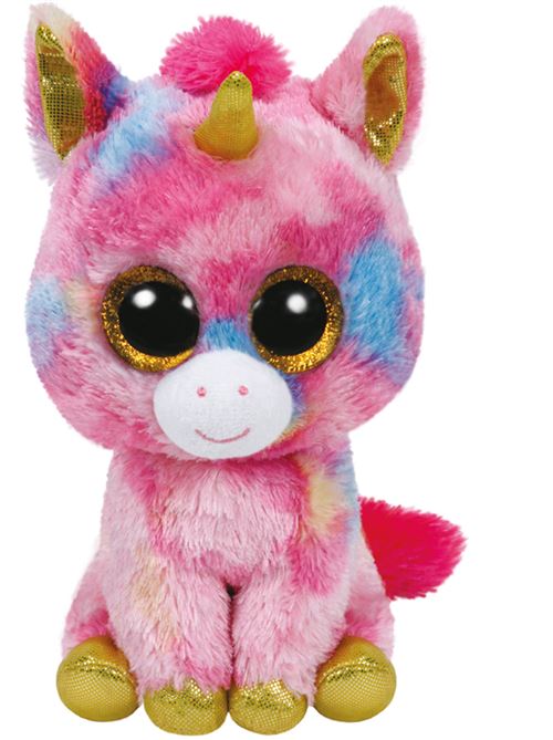 Ty Multicolore Peluche Beanie Boo's Small Fantasia La Licorne