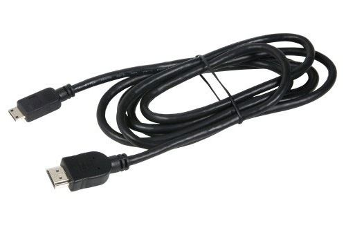 Câble vidéo Temium mini HDMI Mâle vers HDMI Mâle 1.8 m Noir